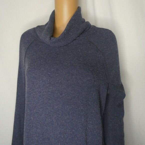 Michael Stars Ribbed Knit Raglan Turtleneck Top Md - Picture 3 of 10
